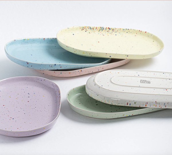 New Party Oval Tray Lila